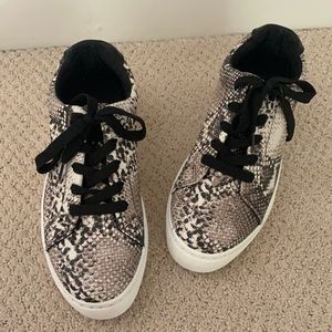 Snakeskin sneakers